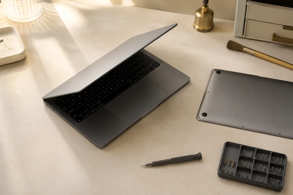 专业 MacBook 与笔电维修工作台